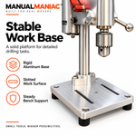 Manualmaniac™ PrecisionBench Mini Drill