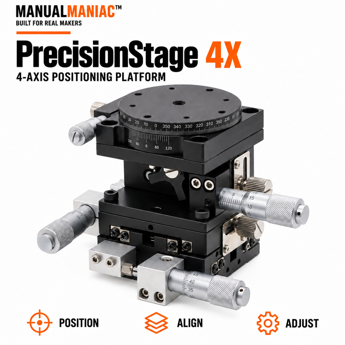 Manualmaniac™ PrecisionStage 4X