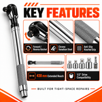 Manualmaniac™ Offset Ratchet Extension