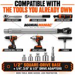 Manualmaniac™ Offset Ratchet Extension